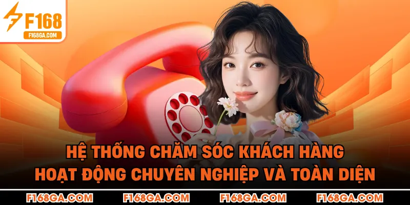 Hệ thống chăm sóc khách hàng hoạt động chuyên nghiệp và toàn diện